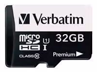 Verbatim 32GB Class 10 Micro SDHC Memory Card with Adapter, Black – 5