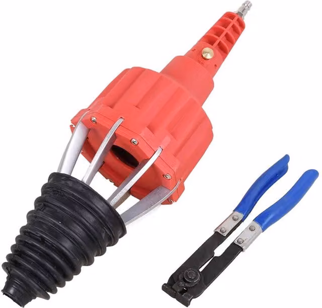 SPETLEK Pneumatic CV Boot Expander Tool and Clamp Pliers Kit in Red and Multicolour