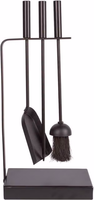 Hammer & Tongs Goodwood 4 Piece Fireside Companion Set in Black – 6