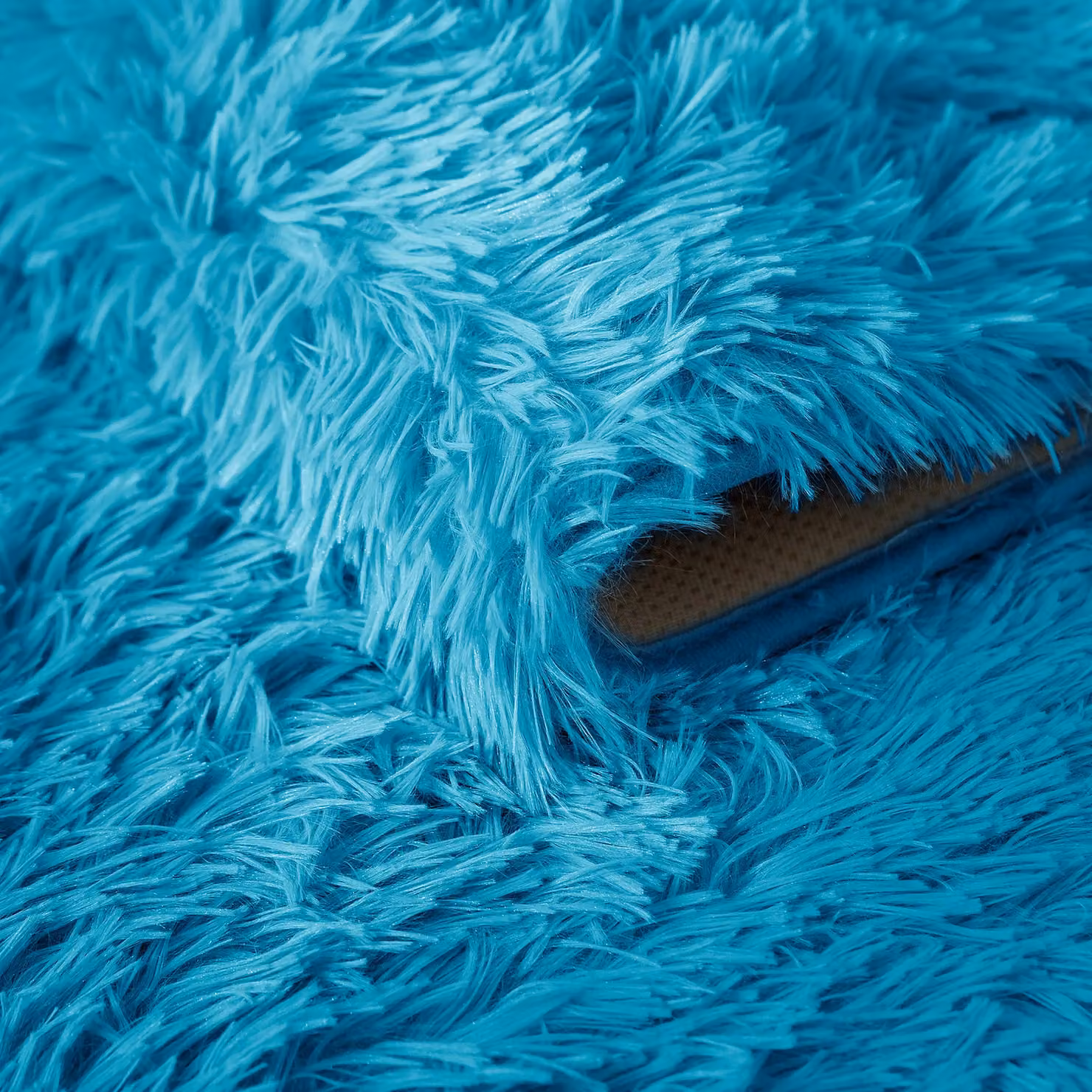 Home Republic Alaska Shaggy Anti Slip Machine Washable Rug in Teal, W/D/H: 160 x 230 cm – 2