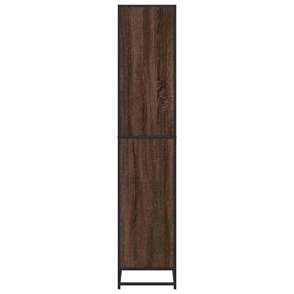 Berkfield Home Modern Bookcase in Brown Oak, W/D/H: 80.5 x 35 x 170.5 cm – 3