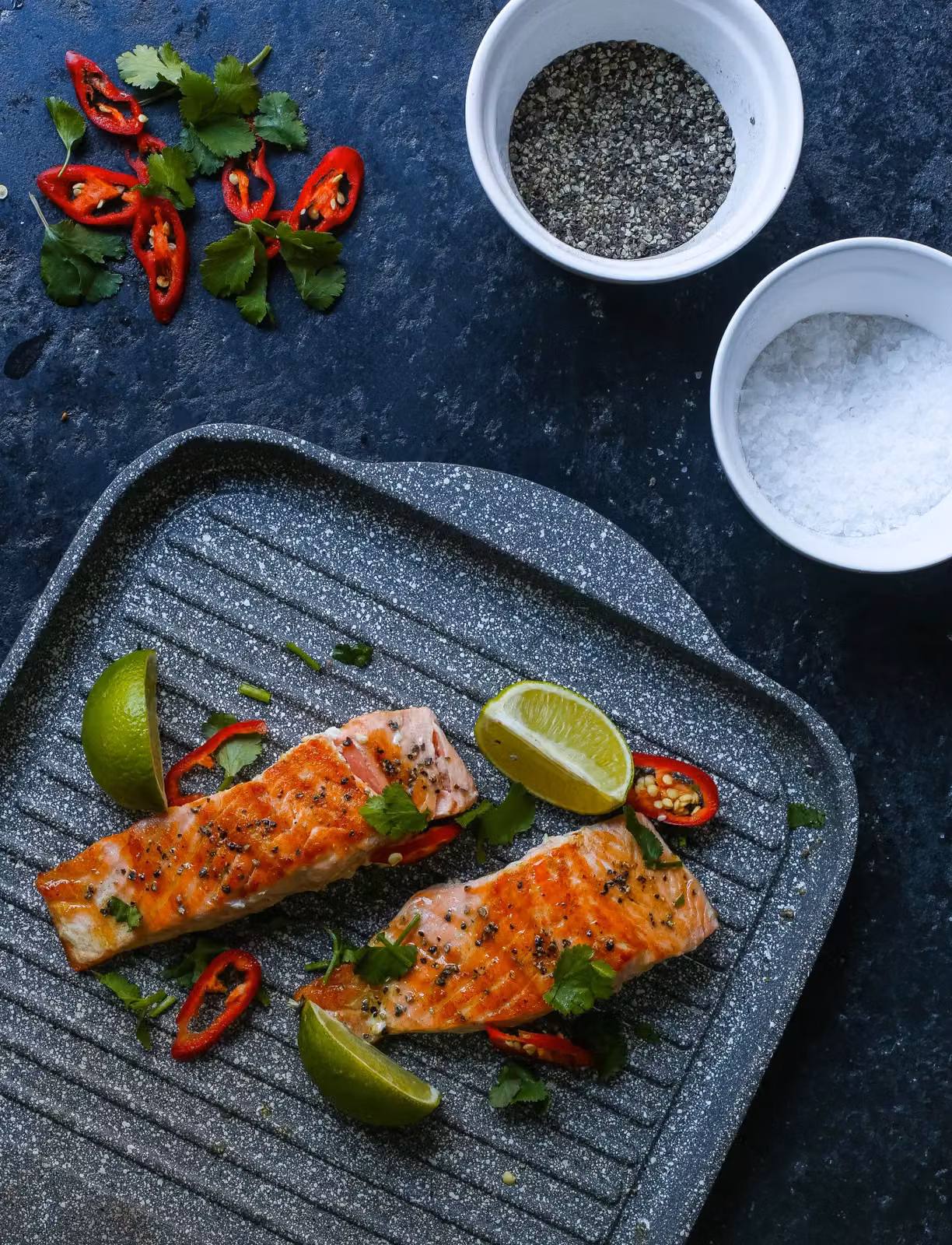 MasterClass Cast Aluminium Dual Griddle Tray, Grey, 51 cm – 4