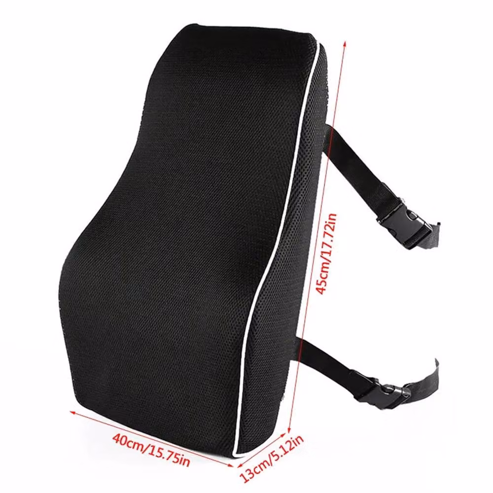 Nordara Black Contoured Memory Foam Seat Cushion for Back Pain Relief – 2