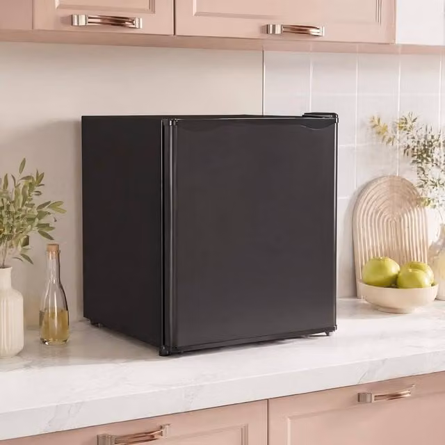 STILVORA 46 L Mini Fridge with Reversible Door in Black – 1