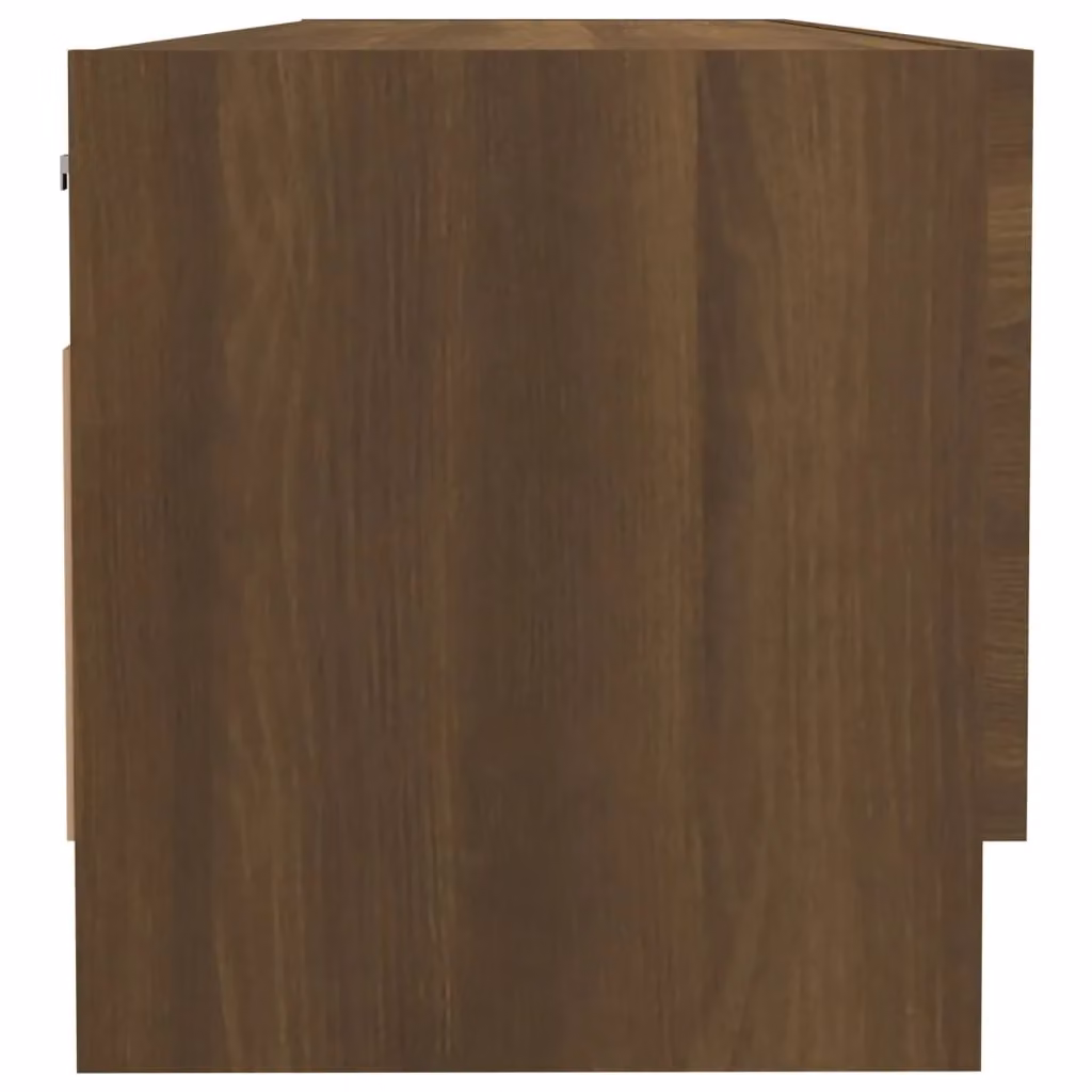 Berkfield Home Modern Brown Oak Wardrobe W/D/H: 100 x 32.5 x 35 cm – 3