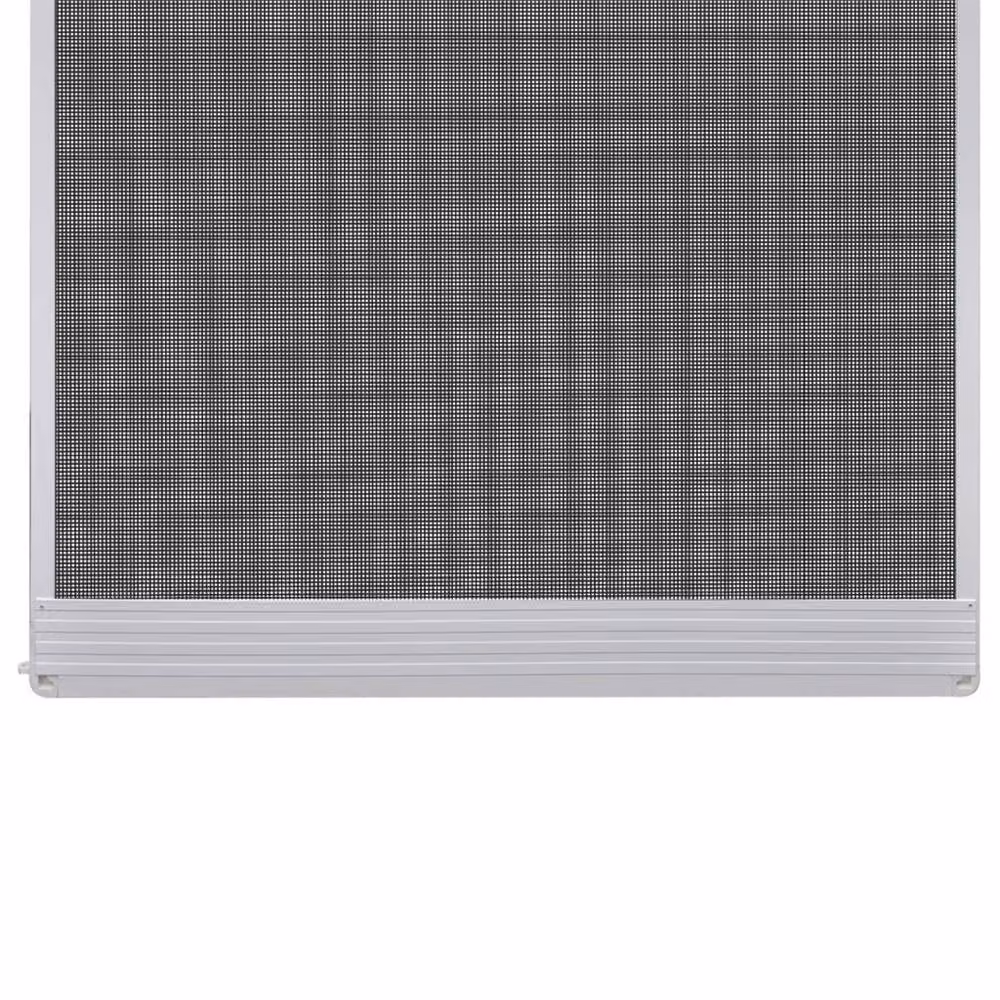 Berkfield Home White Hinged Fibreglass Insect Screen for Doors W: 100 cm, H: 215 cm – 3