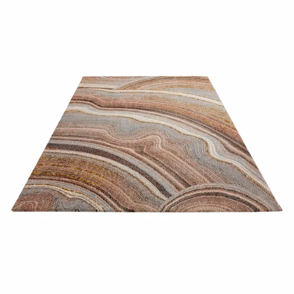 The Rug Shop UK Abstract Modern Rectangular Rug in Grey and Multicolour, W/D: 240 x 330 cm – 2