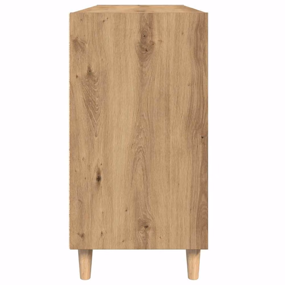 Berkfield Home Artisan Oak Sideboard in Brown, W/D/H: 103.5 x 35 x 70 cm – 2