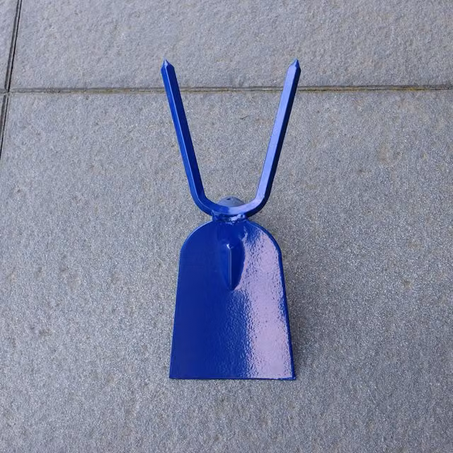 SolaDirect Dutch Hoe Cultivator Hand Fork Type 10 with 115cm Handle, Solid Steel, Blue