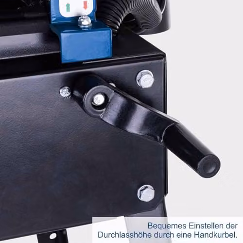 Scheppach HMS1500 Planer Thicknesser with 2200W Induction Motor and Stand, Blue – 3