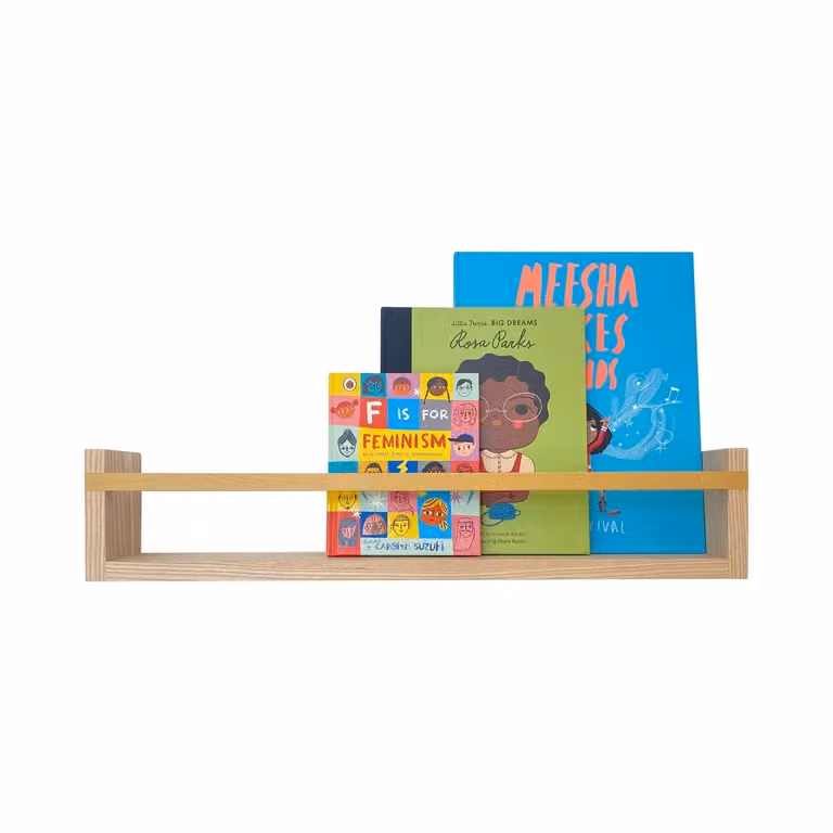 Autumns Corner Small Corner Bookshelf in Navy Blue Ash Wood