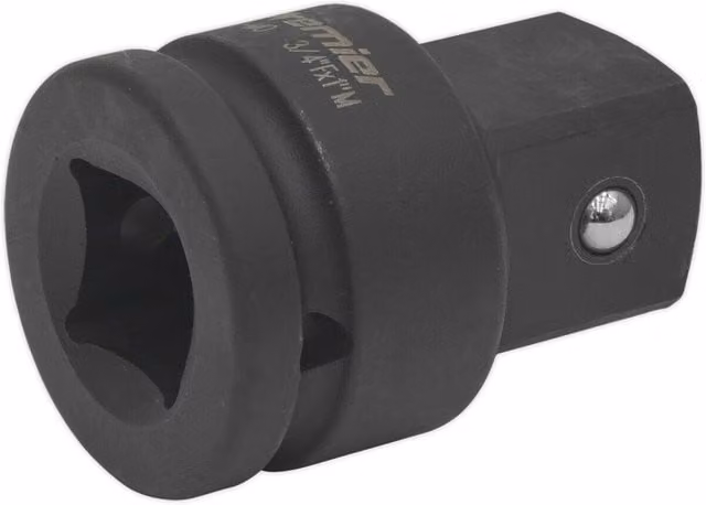 Loops Impact Socket Adaptor 3/4 inch Square Drive Female to 1 inch Square Drive Male Black – 1
