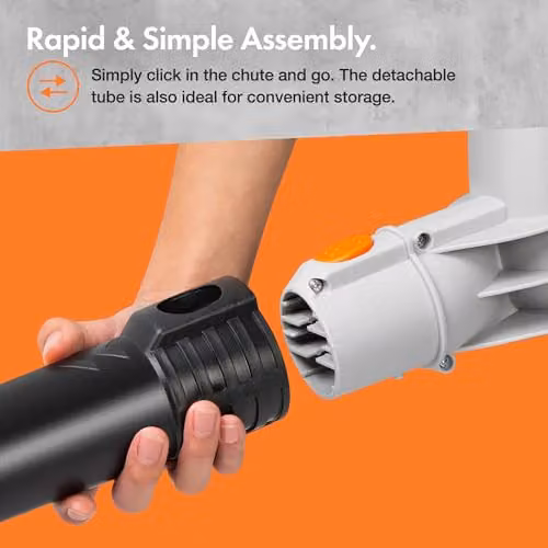 VonHaus Corded Leaf Blower 3000W in Black, Grey and Orange – 4
