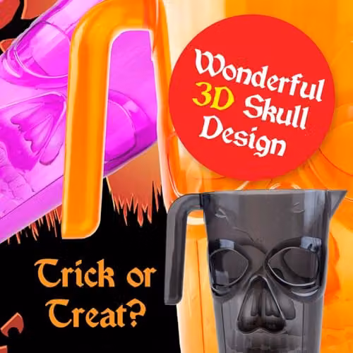 VFM e-Store Halloween Skull Jug in Black – 7