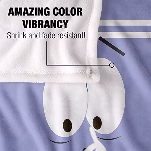 LOGOVISION White Fluffy Fleece Throw Blanket, W/D/H: 152 x 127 cm – 2