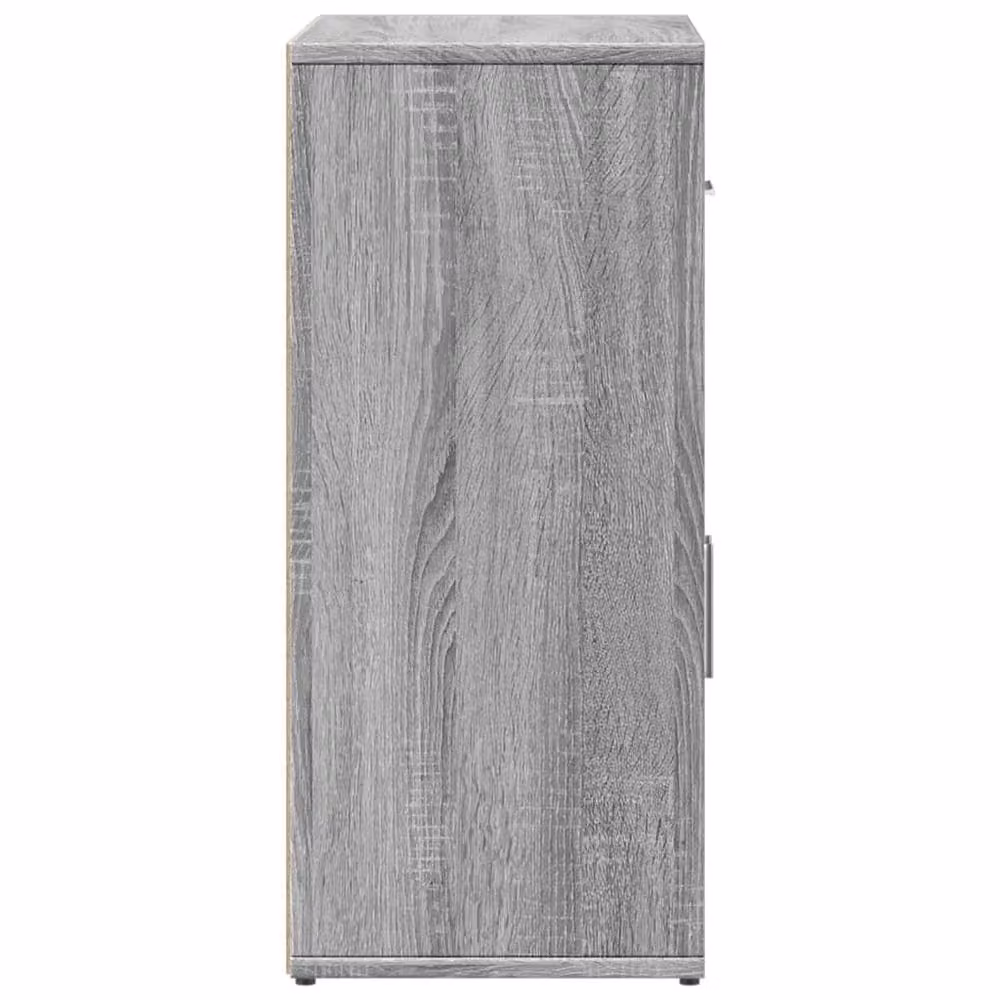 Berkfield Home Set of 2 Grey Sonoma Sideboards in Engineered Wood, W/D/H: 60 x 31 x 70 cm – 2