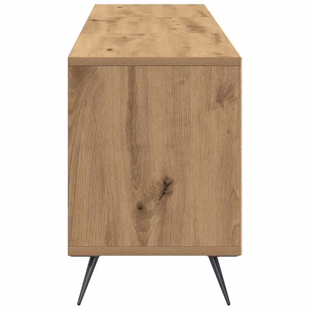 Berkfield Home Artisan Oak TV Cabinet in Brown, W: 150 cm, D: 44 cm, H: 44.5 cm – 4