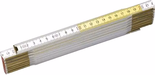 Stanley White Wood Folding Rule