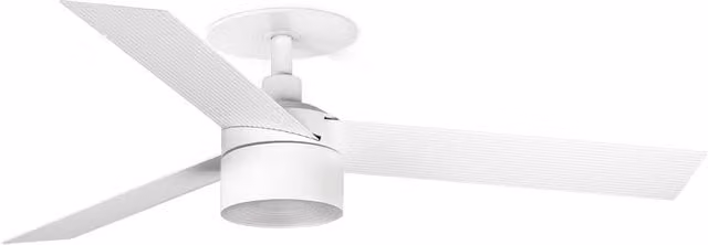 Netlighting Cruiser Recessed 106cm TEK LED Ceiling Fan in Matt White with 3000K Warm White Light