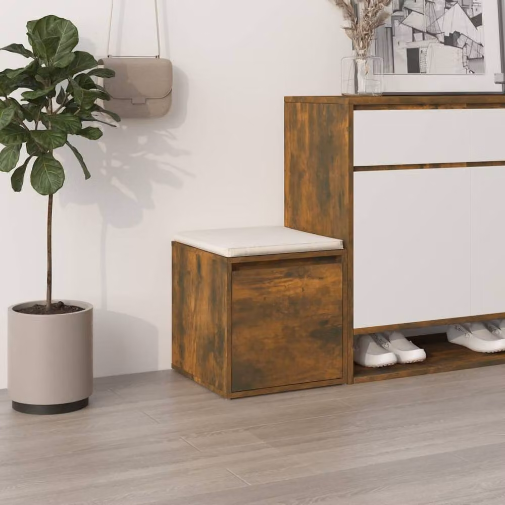 Berkfield Home Box Drawer in Smoked Oak, Brown, W/D/H: 40.5 x 40 x 40 cm – 2