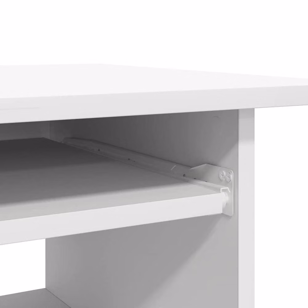 Berkfield Home Modern White Computer Desk W/D/H: 80 x 45 x 74 cm – 3
