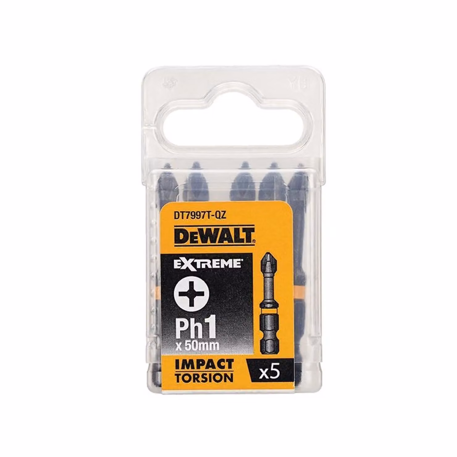 DeWalt Phillips Impact Torsion Screwdriver Bits, Multicolour and Black – 2
