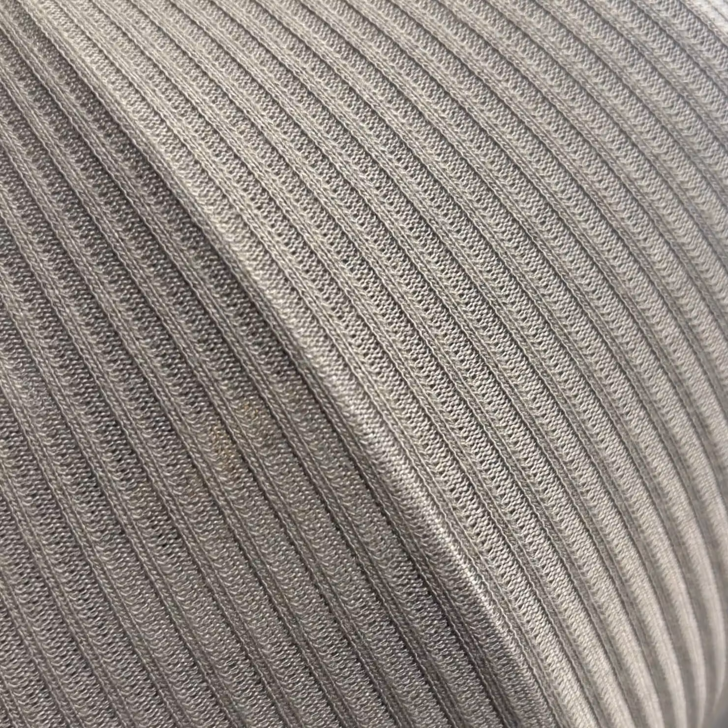 CGC Lighting Lila Grey Oval Ribbed Cotton Fabric Lampshade – 2