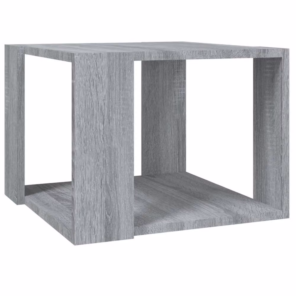 Berkfield Home Decorative Coffee Table in Grey Sonoma, W/D/H: 40 x 40 x 30 cm – 2