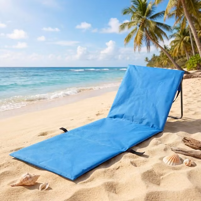 Active Sport Beach Lounger in Blue