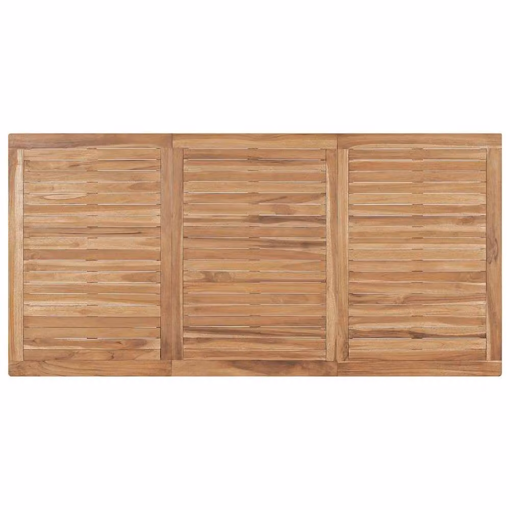 Berkfield Home Garden Brown Solid Teak Wood Dining Table W/D/H: 180 x 90 x 77 cm – 2