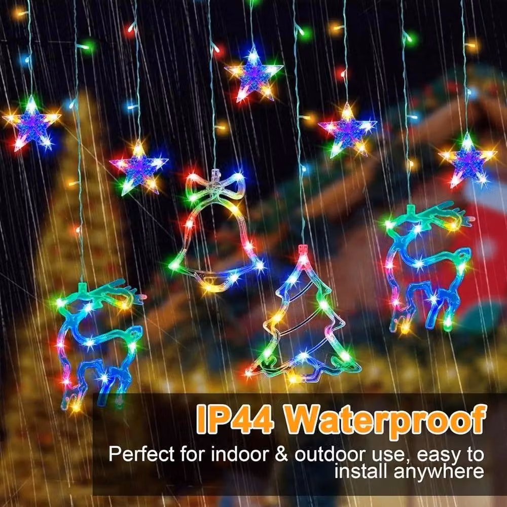 Kelvenix Multicolour RGB LED Twinkling Fairy String Lights for Christmas and Parties – 4