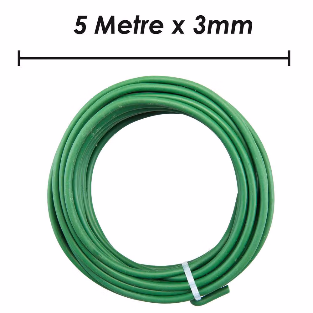 VFM Green Plastic Coated Garden Support Wire, 5 Metre – 2
