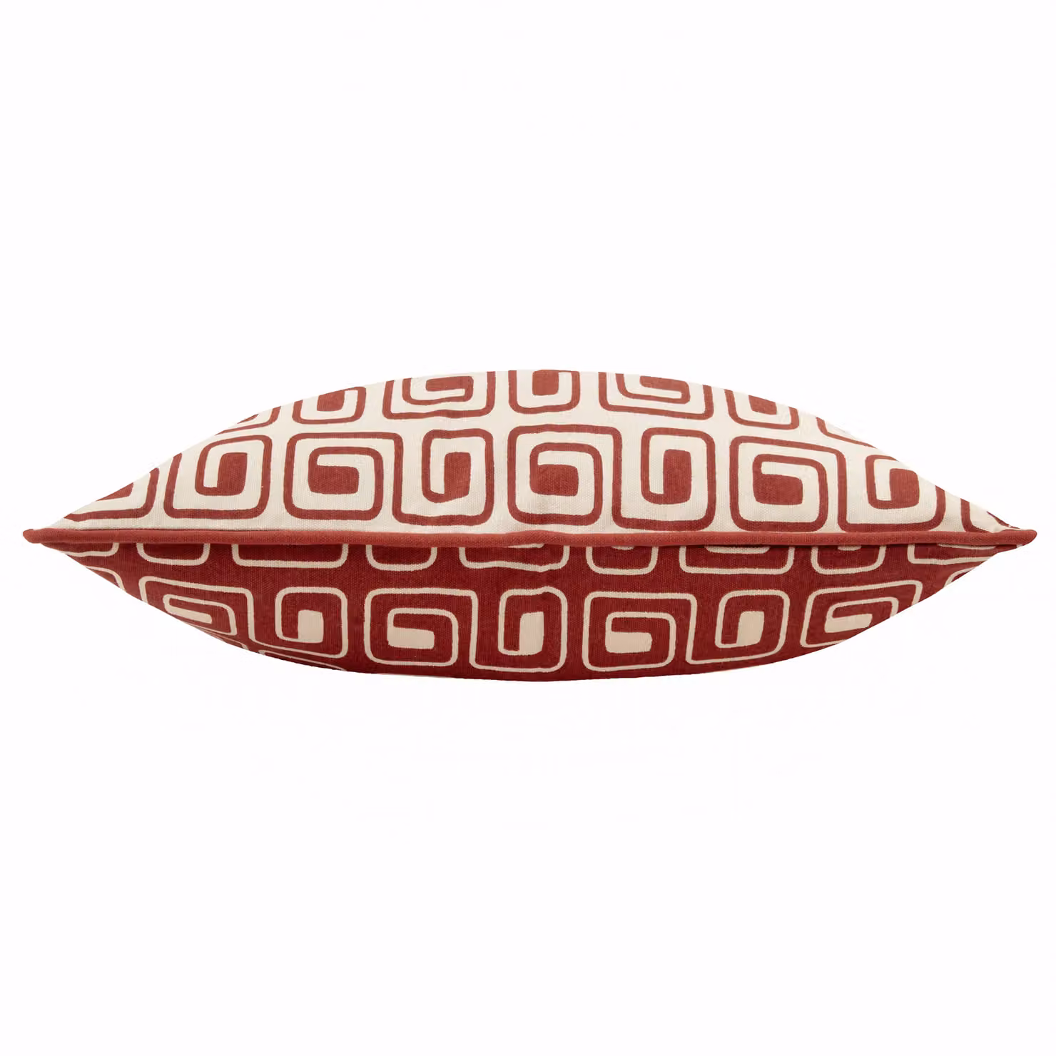 HOEM Safara Printed Cotton Cushion in Orange and Red, W: 50 cm, H: 35 cm – 3