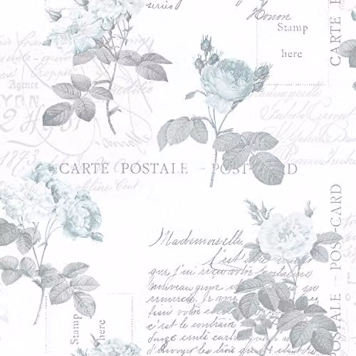 Galerie Anthologie Grey Floral Vintage Washable Roll