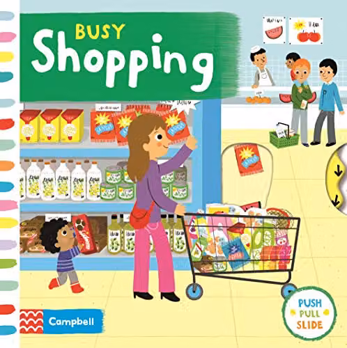 Busy Shopping Campbell Busy Book in Multicolour