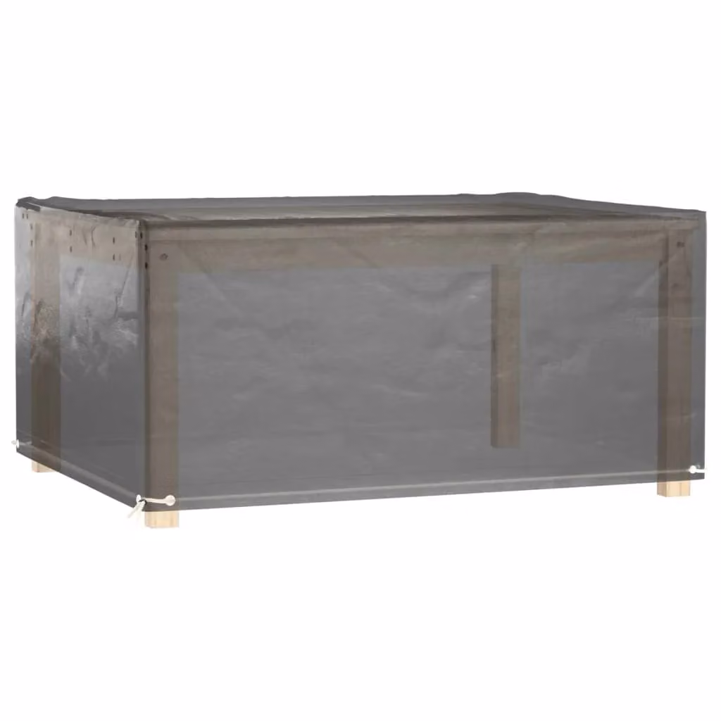 Berkfield Home Water Repellent Rectangular Garden Furniture Covers, 2 Pack, Black, W/D/H: 160 x 120 x 75 cm – 2
