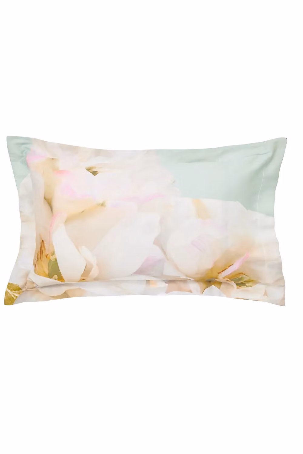 Ted Baker Gardenia Floral Mako Satin Cotton Duvet Cover and Pillowcase Set, Green, W: 140 cm, H: 200 cm – 4