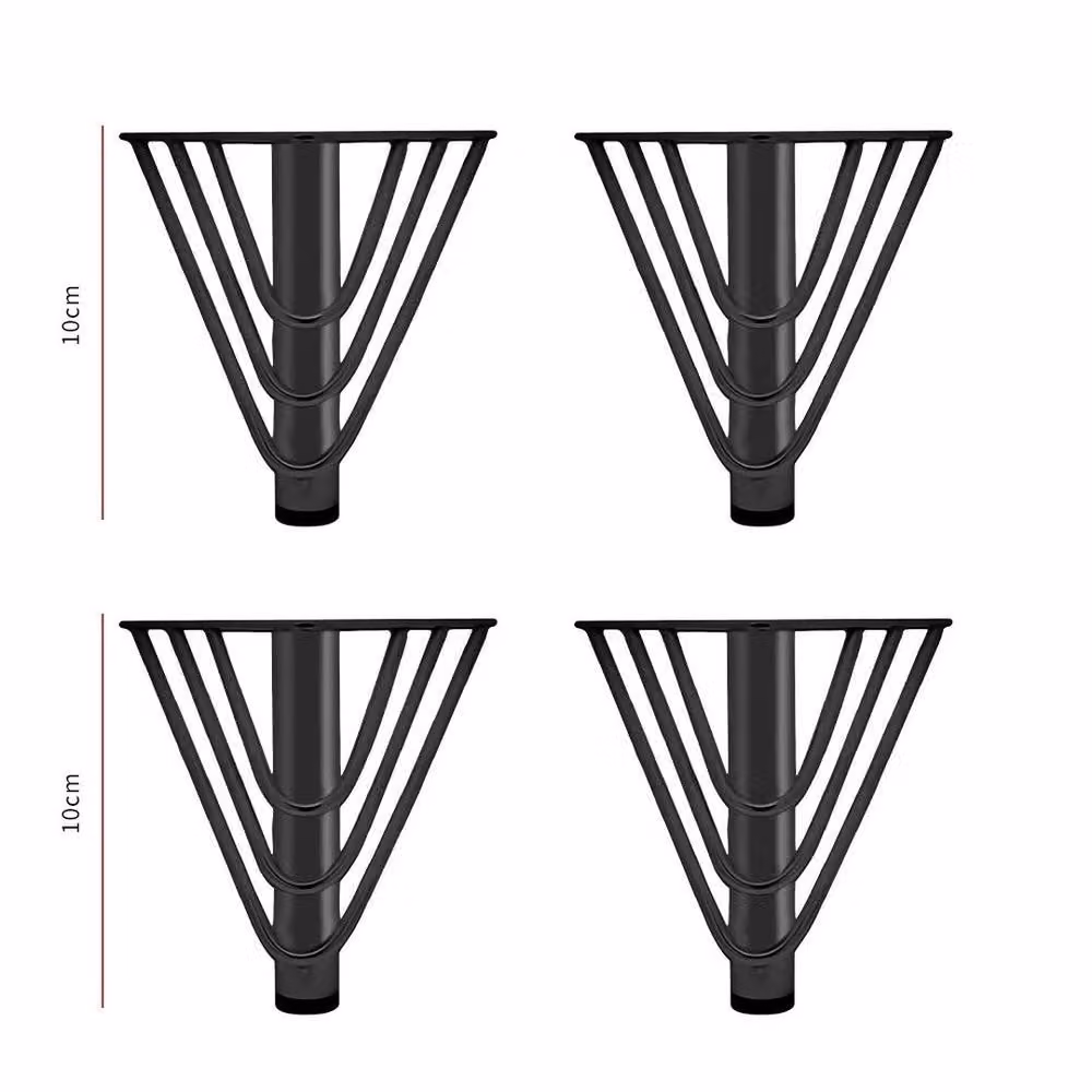 EONLION Set of 4 Heavy Duty Metal Table Legs, Black – 2