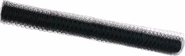 Berkfield Home Green PVC-Coated Galvanised Steel Hexagon Fence, H: 160 cm x L: 25 m