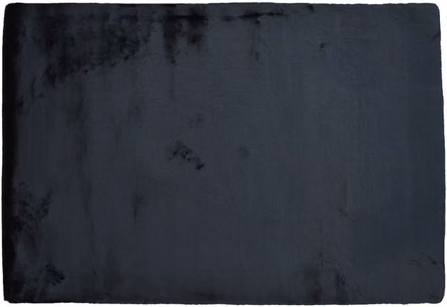 Vente-unique Bunny Shaggy Faux Fur Effect Rug, Black, W: 160 cm, D: 230 cm