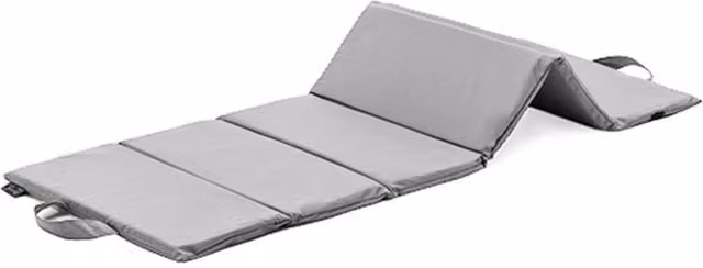 Gardenista Grey Foldable Outdoor Beach Mat and Garden Lounging Rug