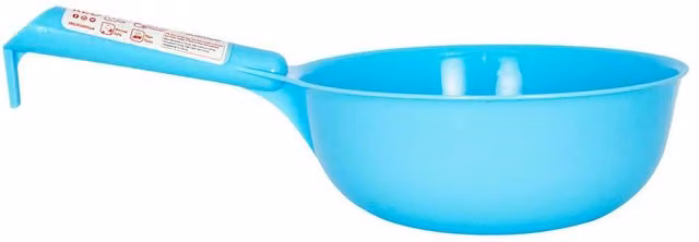 Red Gorilla Blue Plastic Horse Feed Scoop