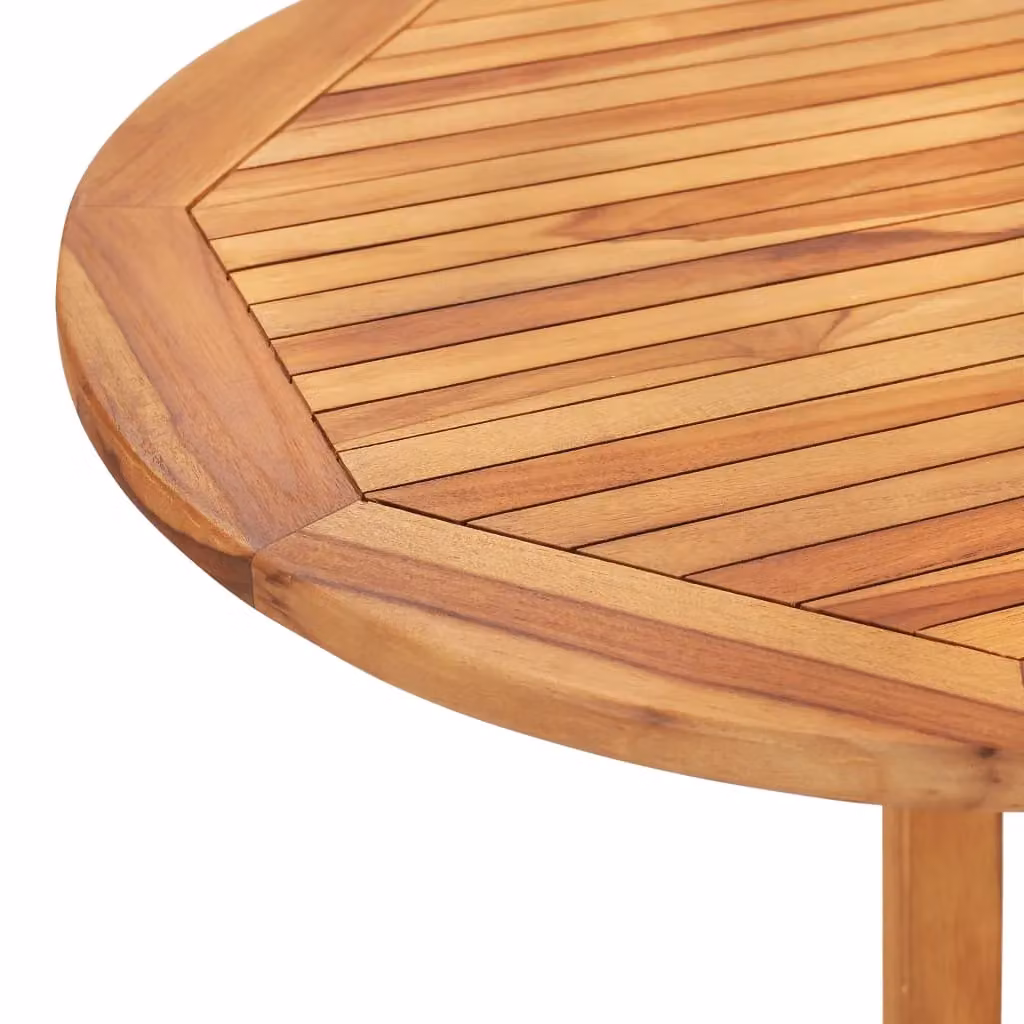 Berkfield Home Folding Butterfly Garden Table in Brown Solid Teak Wood, W/D/H: 120 x 70 x 75 cm – 2