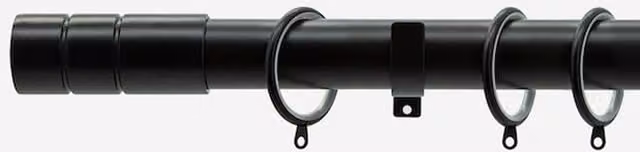 New Edge Blinds Teardrop Metal Curtain Pole, Gold, Length: 50 cm