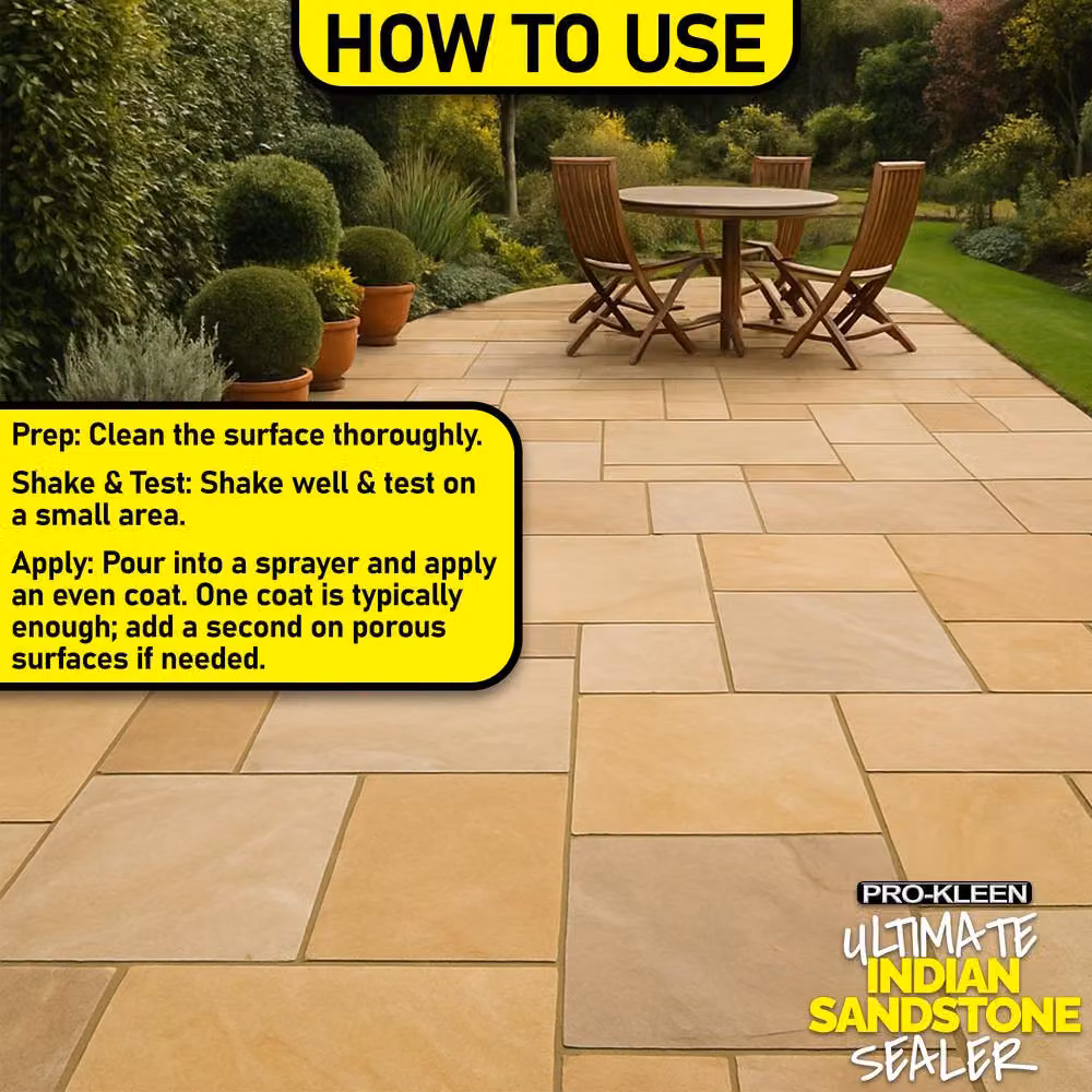 ProKleen Ultimate Indian Sandstone Sealer in Clear, 5 l – 4