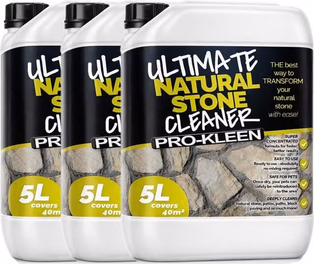 Pro-Kleen Ultimate Natural Stone Cleaner, Transparent, 15 l