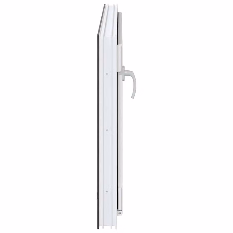 Berkfield Home RISOR Basement Tilt and Turn Window, Anthracite, W: 100 cm, H: 50 cm, DIN Left