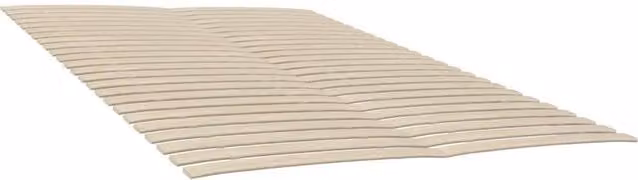 Berkfield Home Set of 2 Slatted Bed Bases with 48 Wood Slats, W/D/H: 70 x 200 x 5 cm, Light Brown