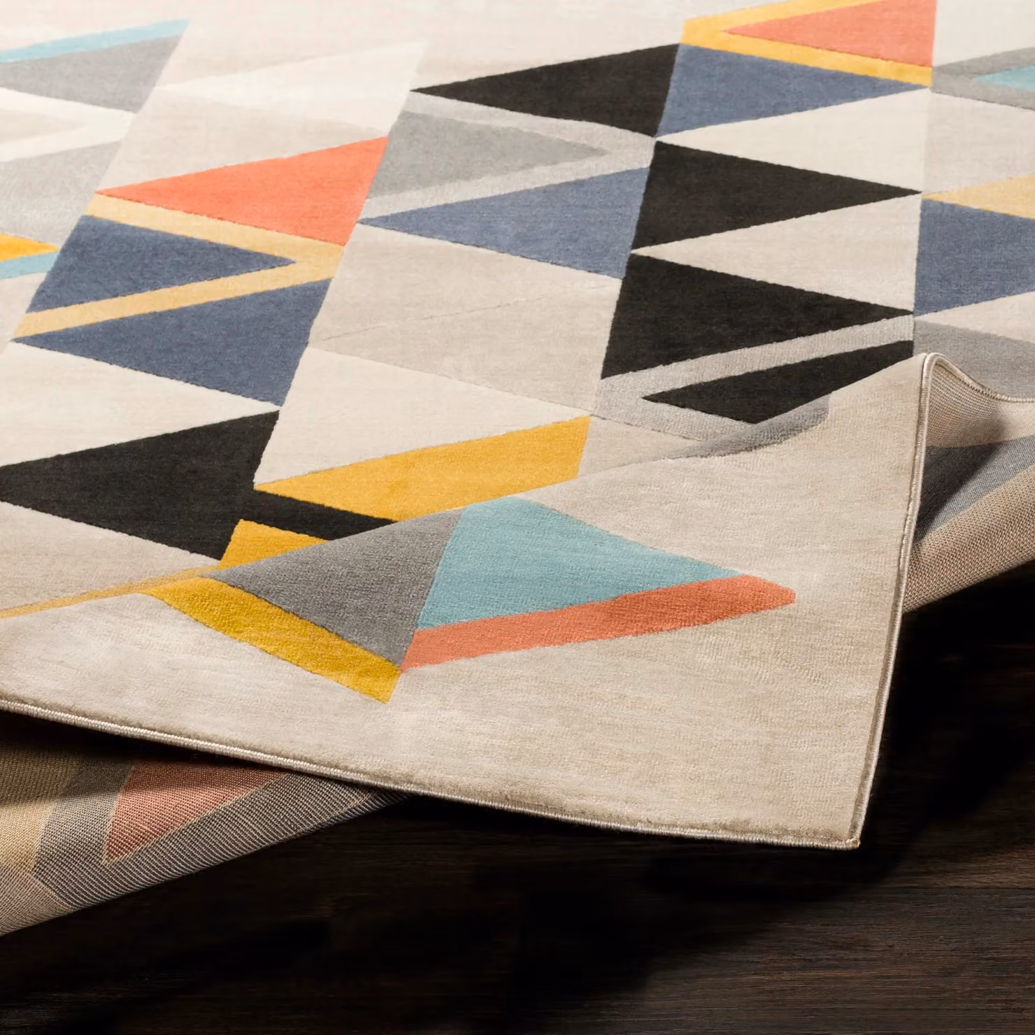 Livabliss City Geometric Modern Taupe Rug, W: 160 cm, D: 220 cm – 4