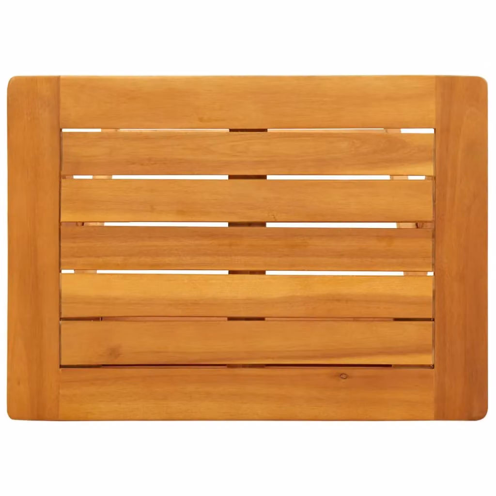Berkfield Home Folding Garden Table in Brown Solid Acacia Wood, W/D/H: 50 x 36 x 60 cm – 3